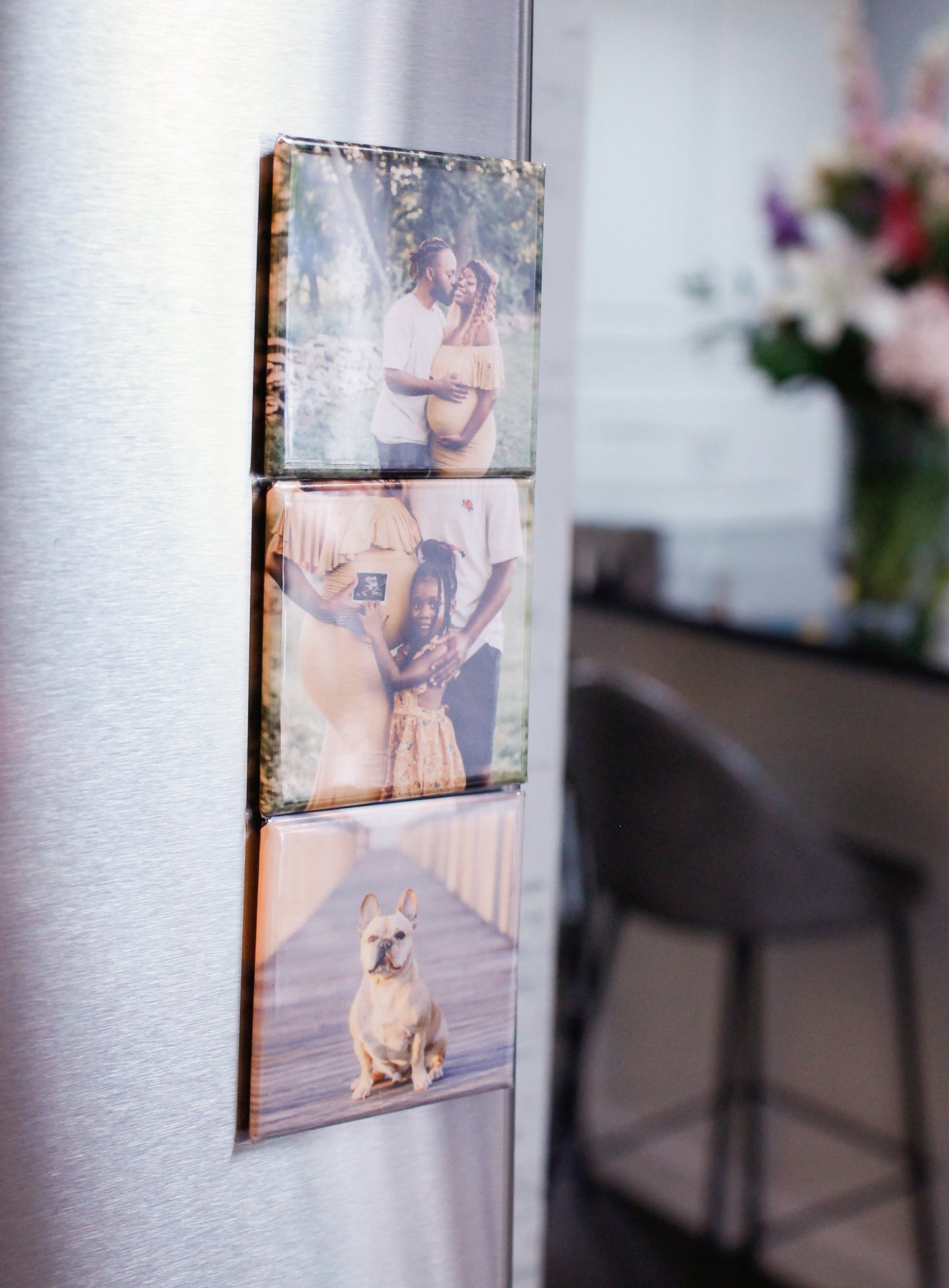 Set of 9 Custom Photo Magnets